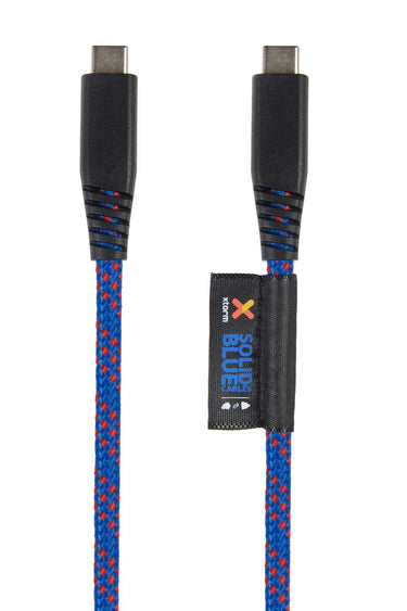 Solid Blue USB-C Cable - 1 meter